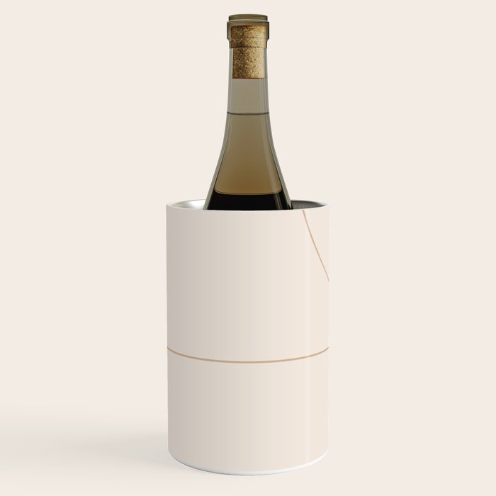 Modern Minimal Line Abstract XXXIII Wine Chiller Gallery Image 2