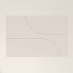 Modern Minimal Line Abstract XXXIII Welcome Mat Gallery Image 1