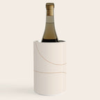 Modern Minimal Line Abstract XXXIII Wine Chiller Gallery Image 1