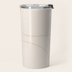 Modern Minimal Line Abstract XXXIII Travel Mug Gallery Image 2
