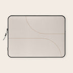 Modern Minimal Line Abstract XXXIII Laptop Sleeve Gallery Image 1