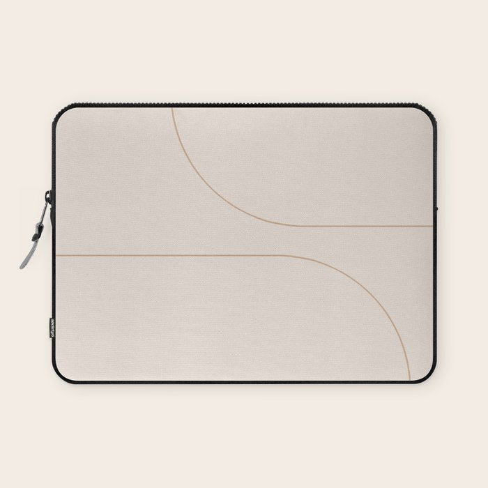 Modern Minimal Line Abstract XXXIII Laptop Sleeve Gallery Image 1