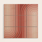 Gradient Curvature VI Wood Wall Art Gallery Image 1