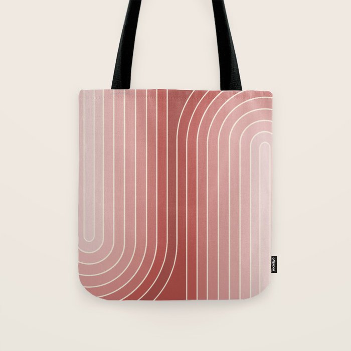 Gradient Curvature VI Tote Bag Gallery Image 1