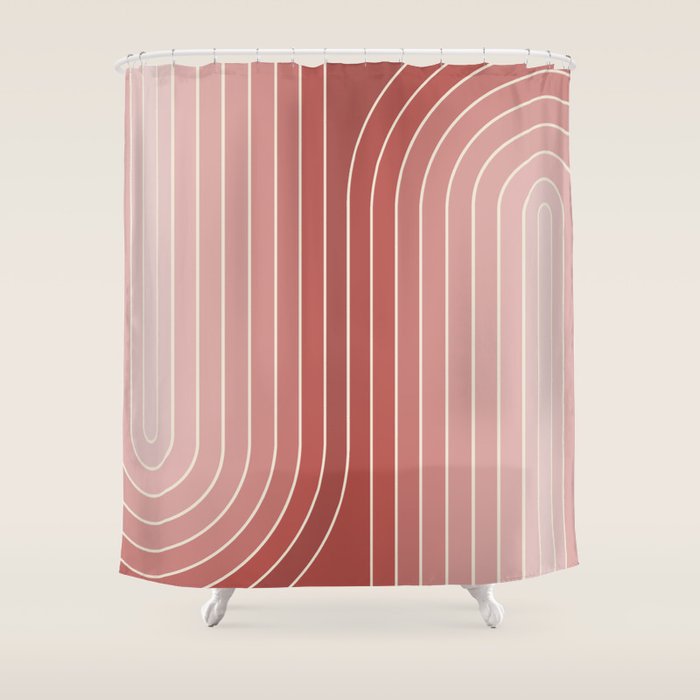 Gradient Curvature VI Shower Curtain Gallery Image 1