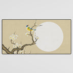 Plum blossoms, bird and the moon Type A (Minhwa: Korean traditional/folk art) Desk Mat Gallery Image 3