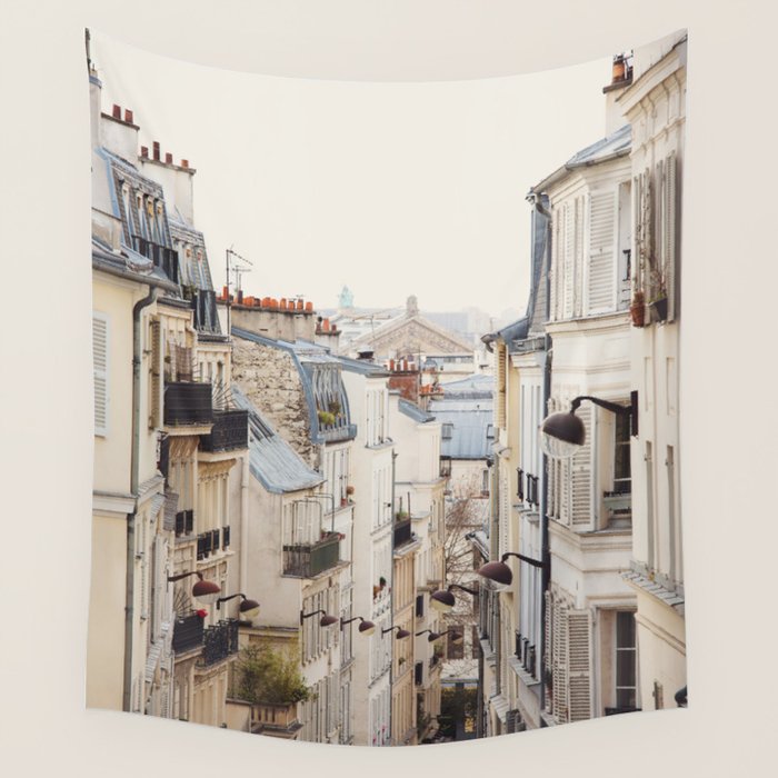 Montmartre Mon Amour - Paris Photography Wall Tapestry Gallery Image 4