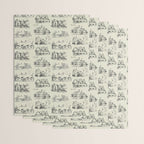 Kitchin Sketchbook Cottages Wrapping Paper Gallery Image 3
