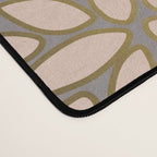 Pink and Gold Floral Garden on Gray Desk Mat Gallery Image 4