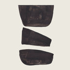 Black & White Minimalist Abstract Shapes Patterns Black Ink Painting Coffee Mug Gallery Image 2