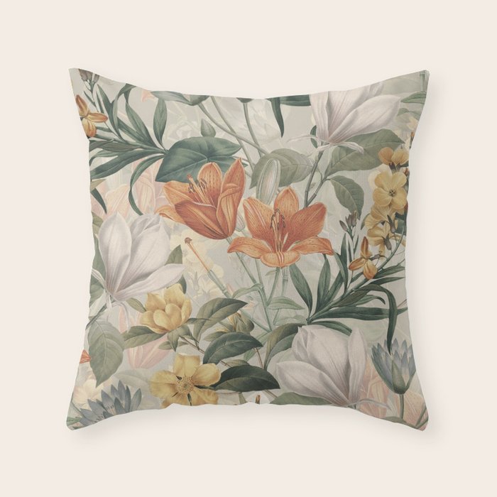 Garden of Eden V Throw Pillow Gallery Image 6