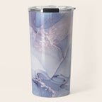 Abstract Blue Pink Purple Art Print By LandSartprints Travel Mug Gallery Image 1