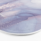 Abstract Blue Pink Purple Art Print By LandSartprints Bath Mat Gallery Image 3