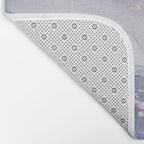 Abstract Blue Pink Purple Art Print By LandSartprints Bath Mat Gallery Image 2