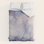 Abstract Blue Pink Purple Art Print By LandSartprints Duvet Cover Gallery Image 6