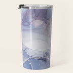 Abstract Blue Pink Purple Art Print By LandSartprints Travel Mug Gallery Image 3