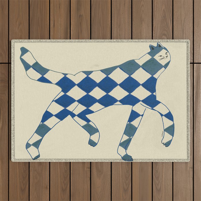 Romboidal Outdoor Rug Gallery Image 1