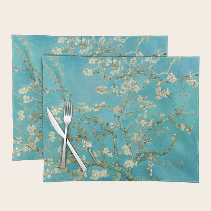 Van Gogh Almond Blossoms Painting Placemat Gallery Image 1