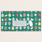 Floral Easter Garden Desk Mat Gallery Image 1