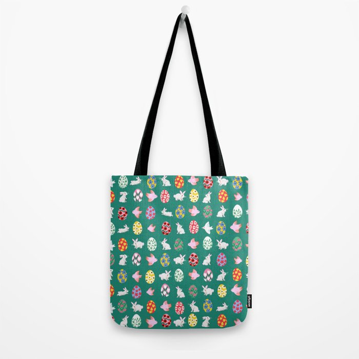 Floral Easter Garden Tote Bag Gallery Image 2