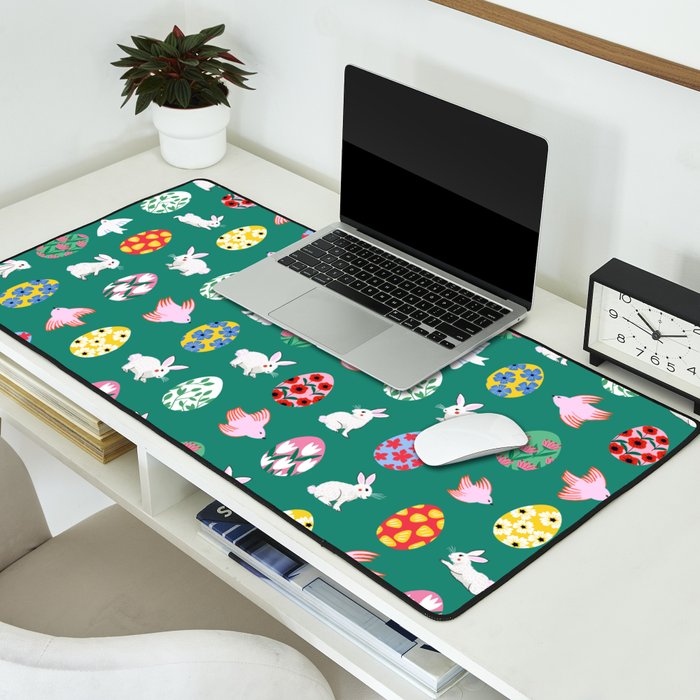 Floral Easter Garden Desk Mat Gallery Image 2