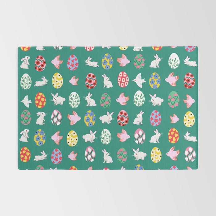 Floral Easter Garden Rug Gallery Image 2