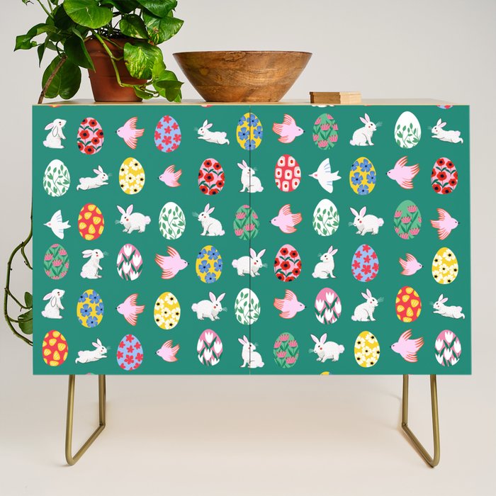 Floral Easter Garden Credenza Gallery Image 1