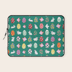 Floral Easter Garden Laptop Sleeve Gallery Image 1