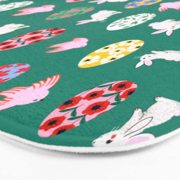 Floral Easter Garden Bath Mat Gallery Image 3