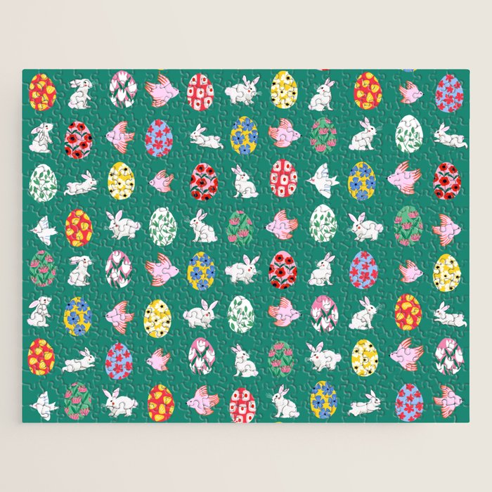 Floral Easter Garden Jigsaw Puzzle Gallery Image 1