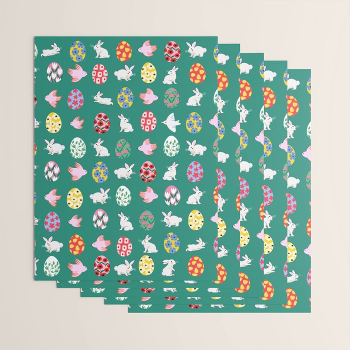 Floral Easter Garden Wrapping Paper Gallery Image 3