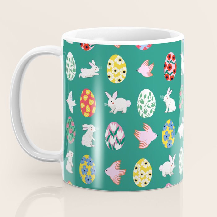 Floral Easter Garden Coffee Mug Gallery Image 3