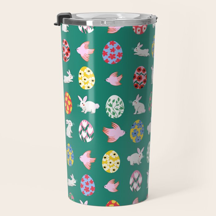 Floral Easter Garden Travel Mug Gallery Image 3