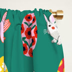 Floral Easter Garden Window Curtain Gallery Image 2