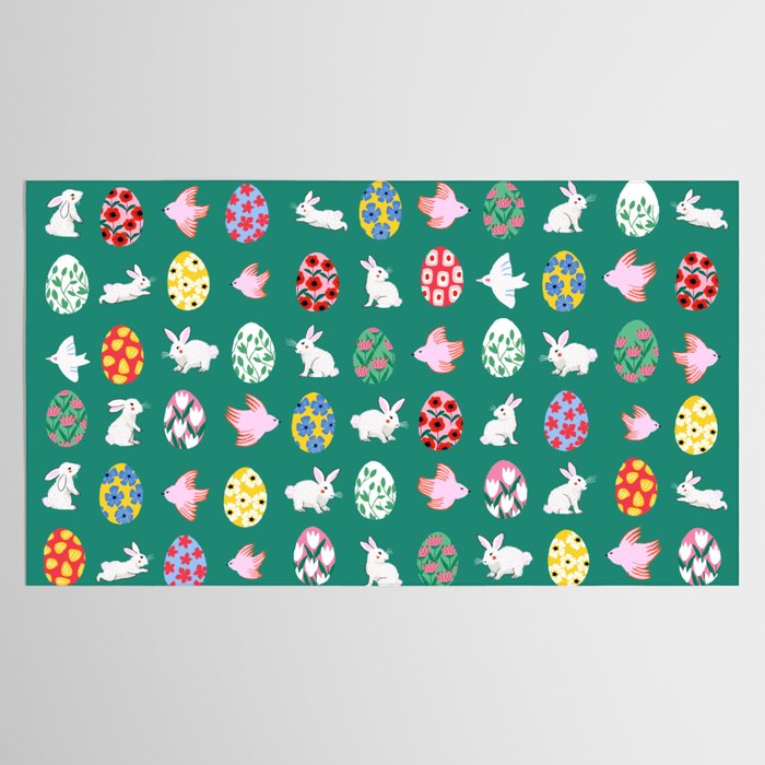 Floral Easter Garden Tablecloth Gallery Image 2