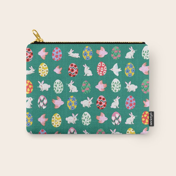 Floral Easter Garden Carry All Pouch Gallery Image 1