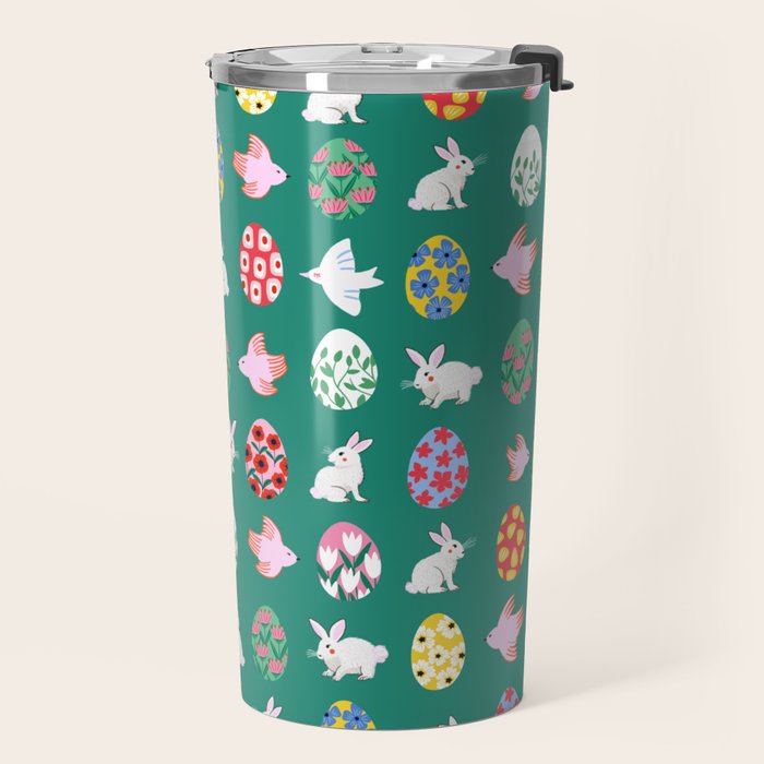 Floral Easter Garden Travel Mug Gallery Image 2