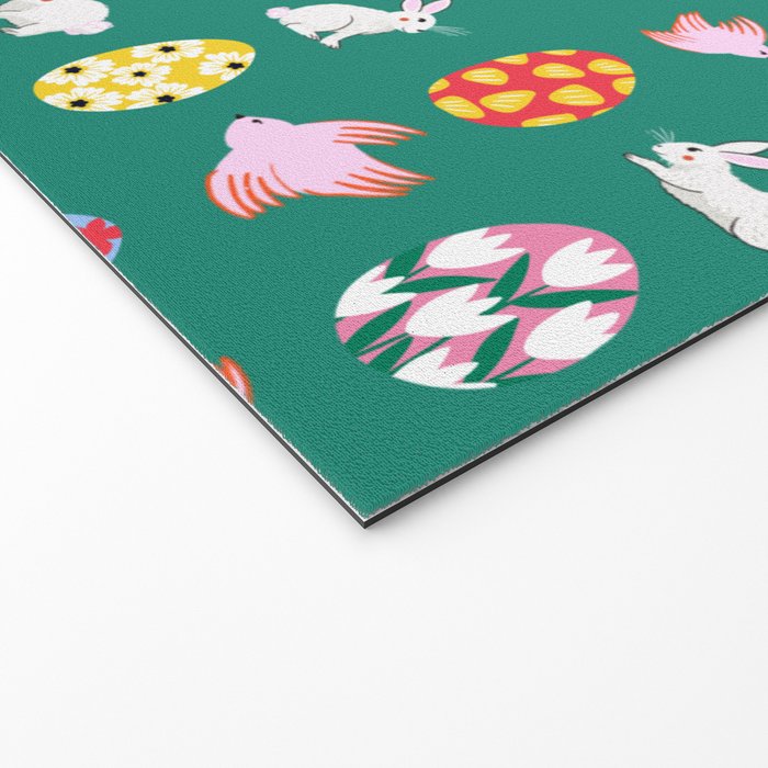Floral Easter Garden Welcome Mat Gallery Image 2