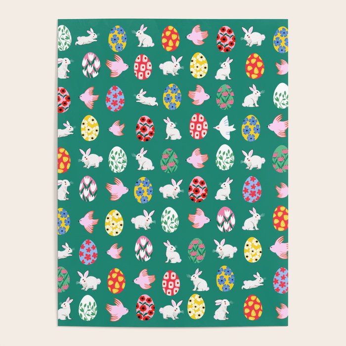 Floral Easter Garden Poster Gallery Image 4
