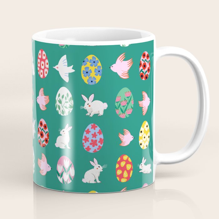 Floral Easter Garden Coffee Mug Gallery Image 1
