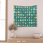 Floral Easter Garden Wall Tapestry Gallery Image 2