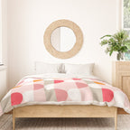 City life facade pearl pink Duvet Cover Gallery Image 3