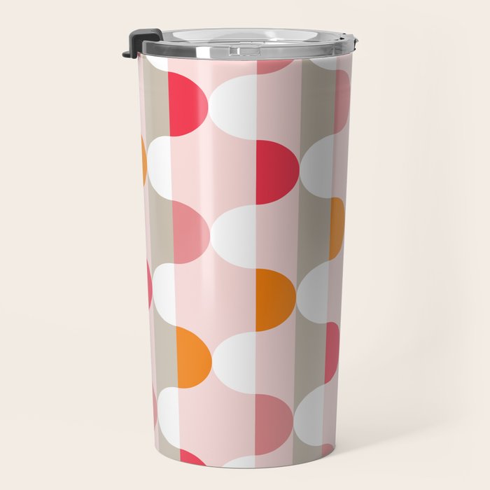 City life facade pearl pink Travel Mug Gallery Image 3