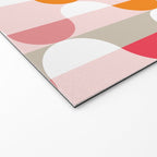City life facade pearl pink Welcome Mat Gallery Image 2