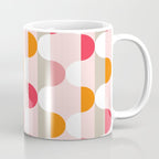 City life facade pearl pink Coffee Mug Gallery Image 1