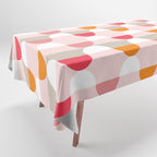 City life facade pearl pink Tablecloth Gallery Image 1