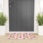 City life facade pearl pink Welcome Mat Gallery Image 3