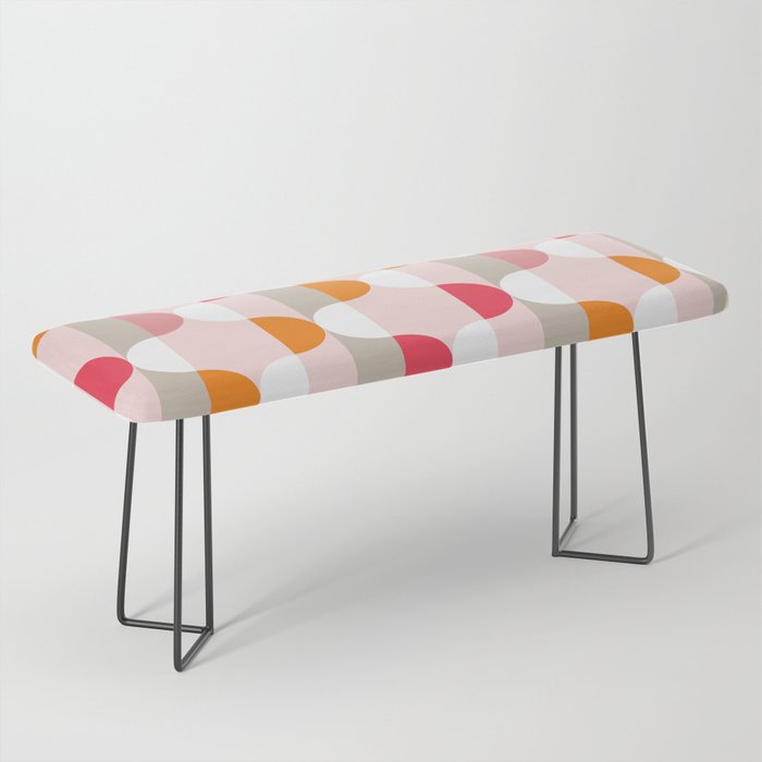 City life facade pearl pink Bench Gallery Image 1