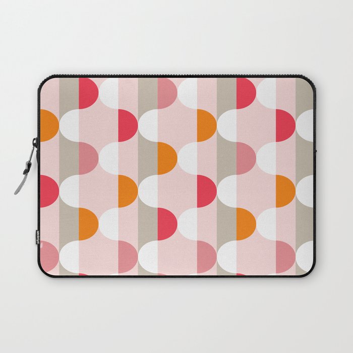 City life facade pearl pink Laptop Sleeve Gallery Image 1