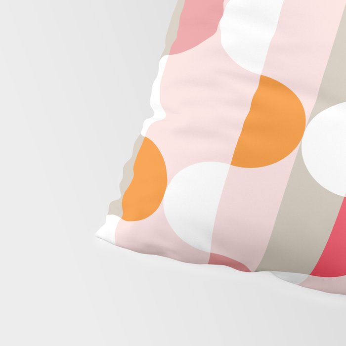 City life facade pearl pink Pillow Sham Gallery Image 4